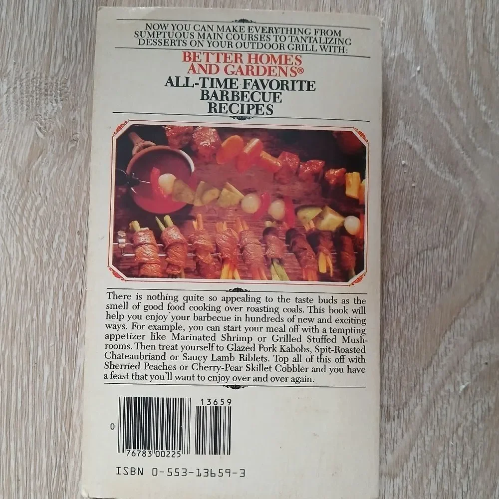 Better Homes and Garden All-Time Favorite Barbecue Recipes Paperback 1980 VTG